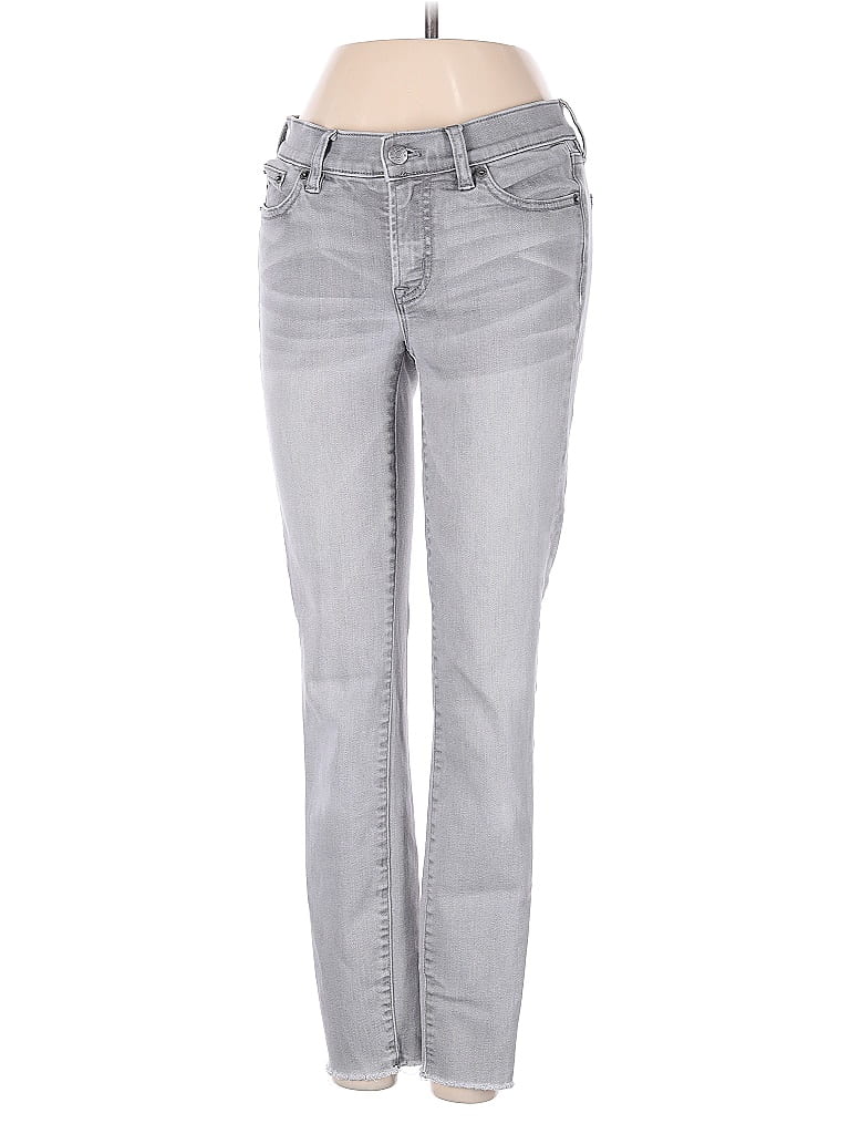 Pre-owned J.crew Factory Store Jeans In Gray