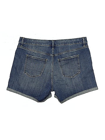 Cosmic Blue Love Denim Shorts (view 2)