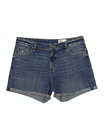 Cosmic Blue Love Denim Shorts (view 1)