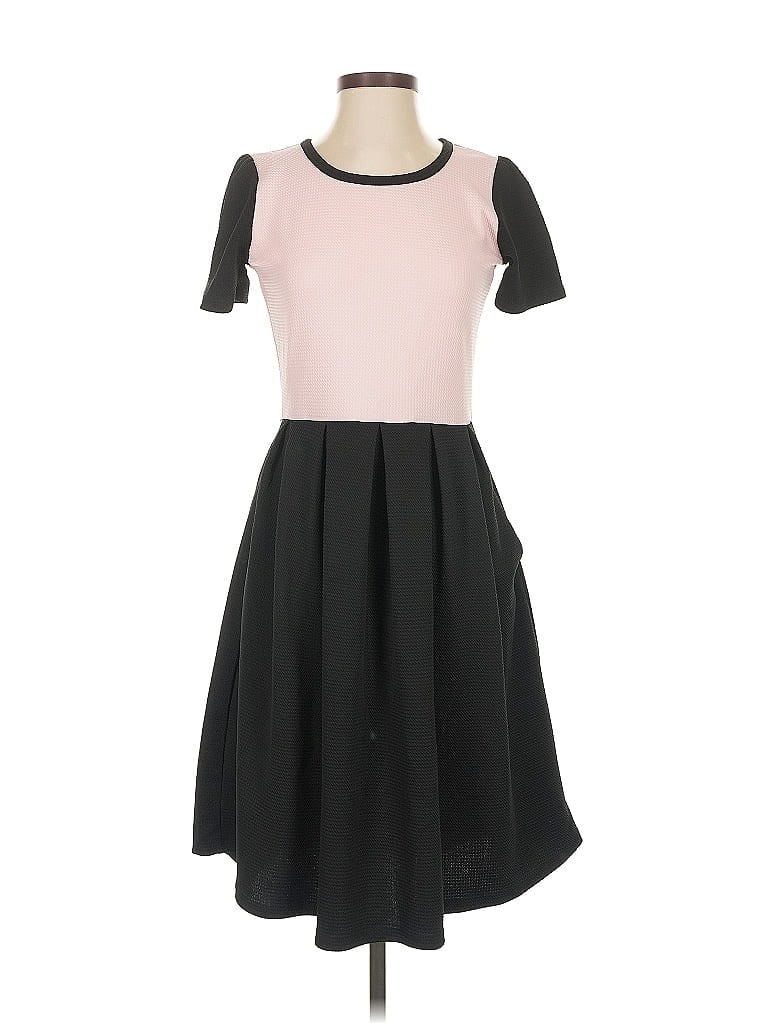 Pre-owned Lularoe Casual Dress In Black