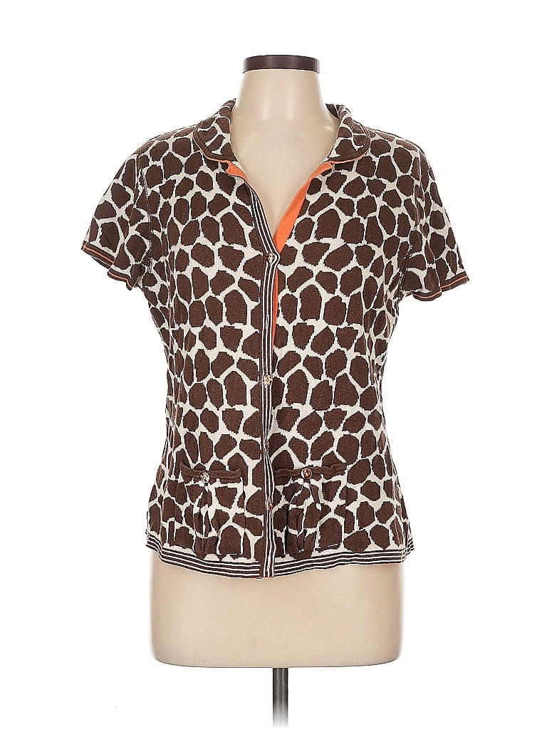 Click to view more detailed imagery on our partner's website Pre-owned Talbots Cardigan Sweater In Brown