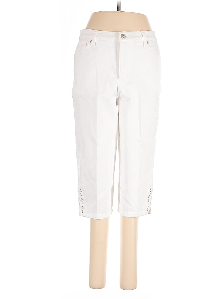 Pre-owned Gloria Vanderbilt Jeans In White