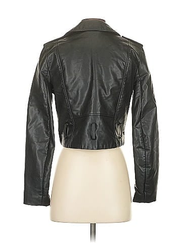 Zara Faux Leather Jacket (view 2)