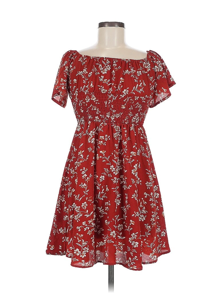 Pre-owned Assorted Brands Casual Dress In Red