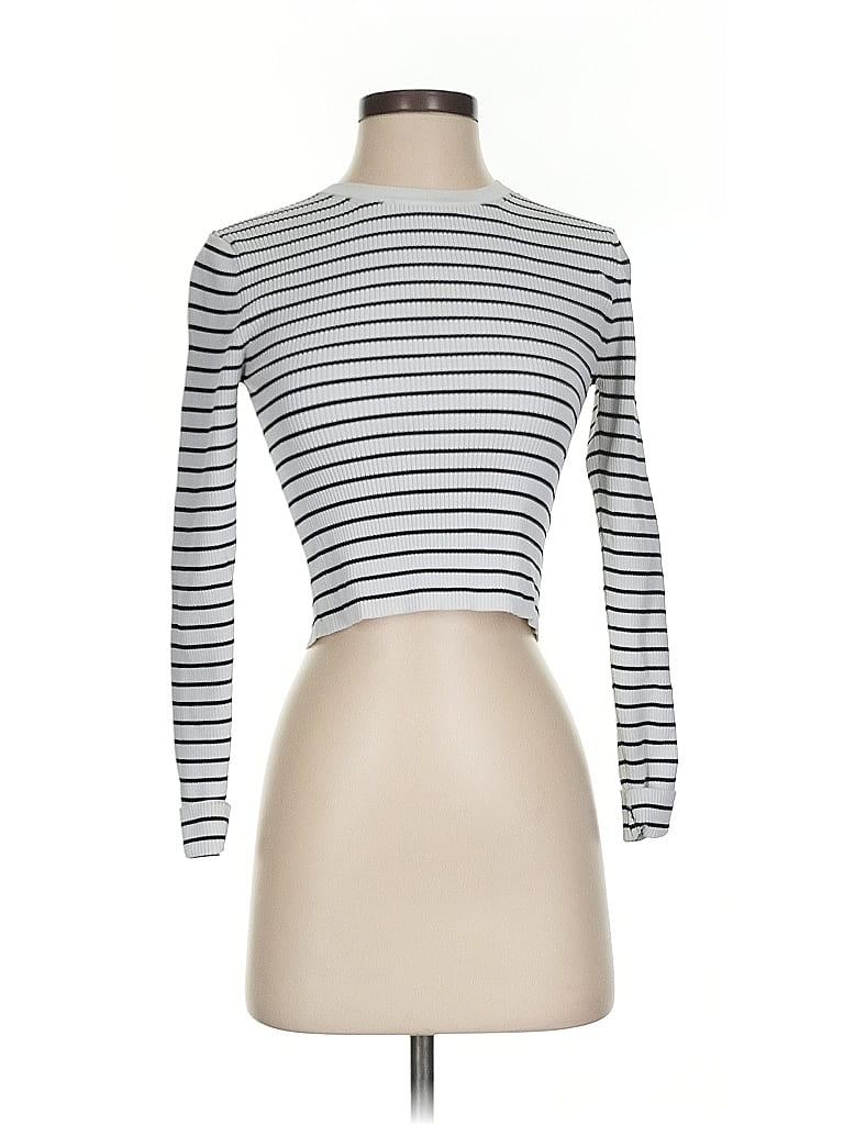 Pre-owned Michael Michael Kors Cardigan Sweater In White