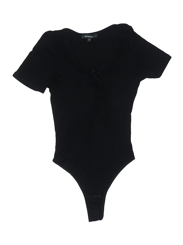 Pre-owned Olivaceous Bodysuit In Black