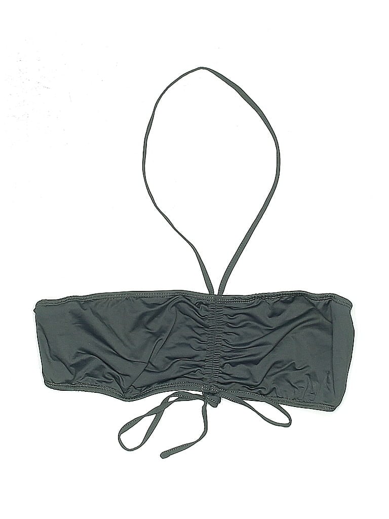 Pre-owned Beige Botany Swimsuit Top Gray Swimwear