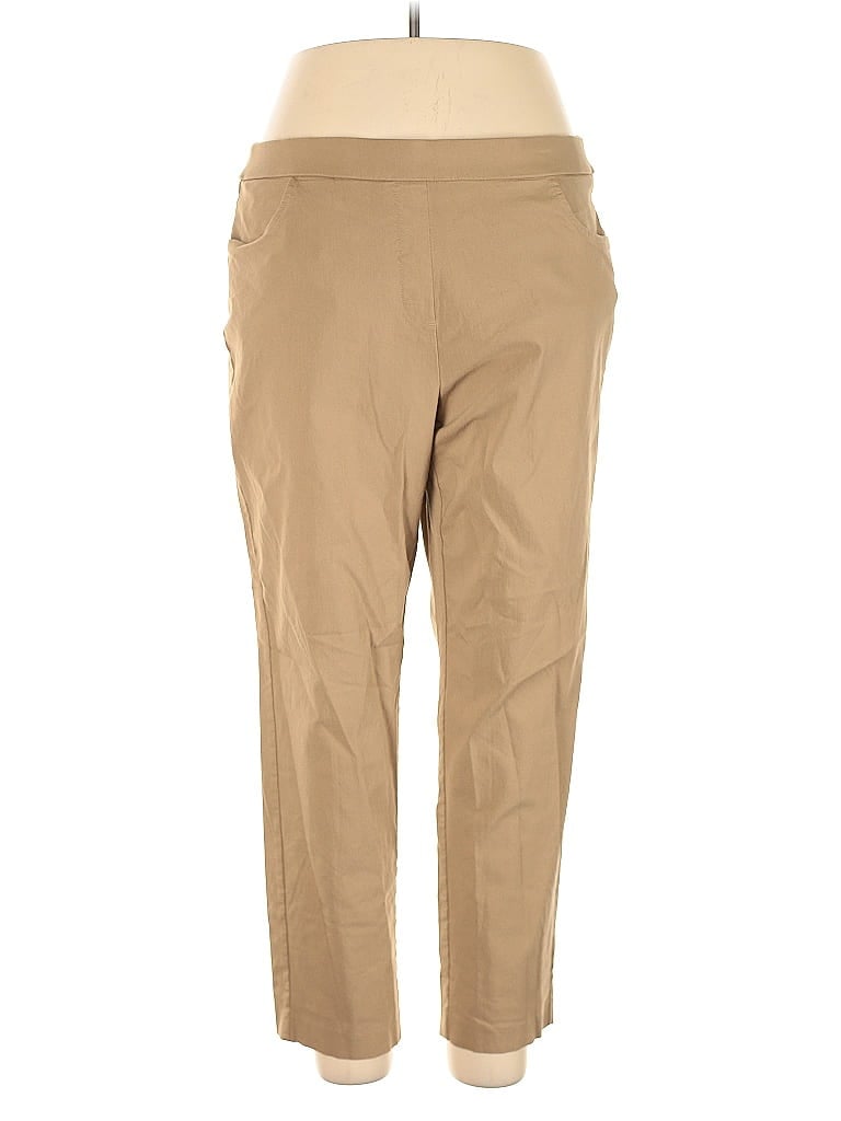 Pre-owned Alfred Dunner Casual Pants In Brown