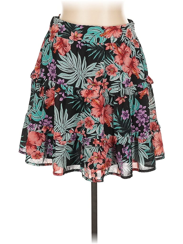 Pre-owned Lost + Wander Casual Skirt In Blue