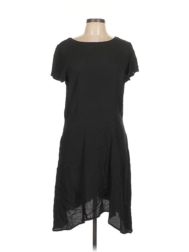 Pre-owned Ann Taylor Loft Casual Dress In Black