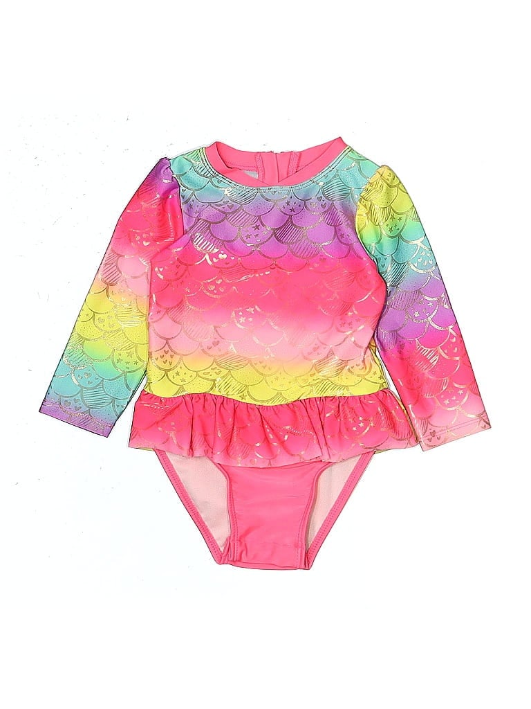 Click to view more detailed imagery on our partner's website Pre-owned Cat & Jack Kids' One Piece Swimsuit In Pink