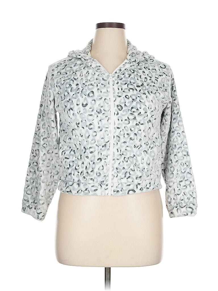 Pre-owned Splendid Cardigan Sweater In Silver