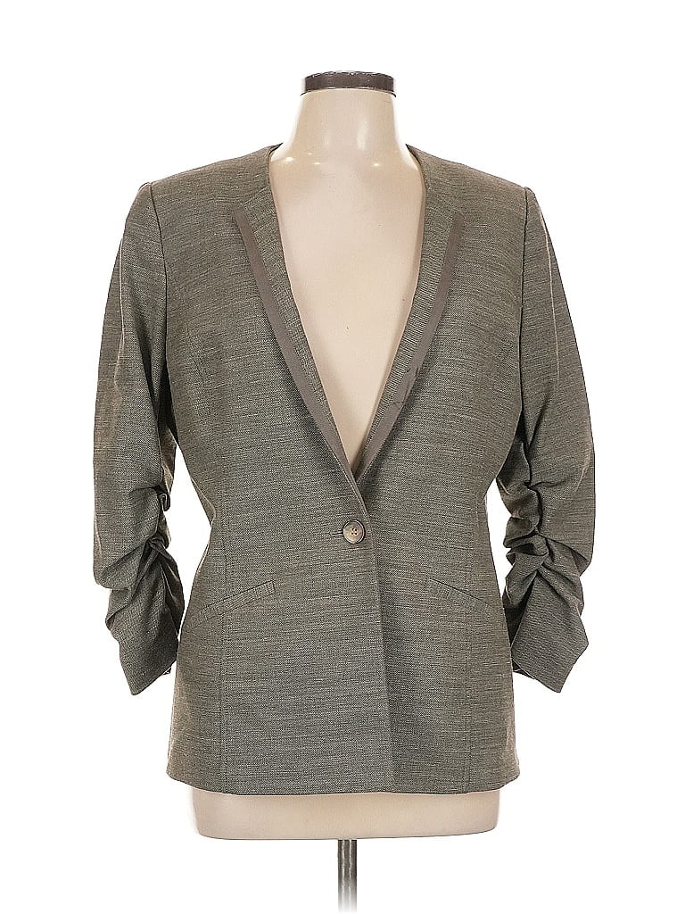 Pre-owned Antonio Melani Blazer Jacket In Gray