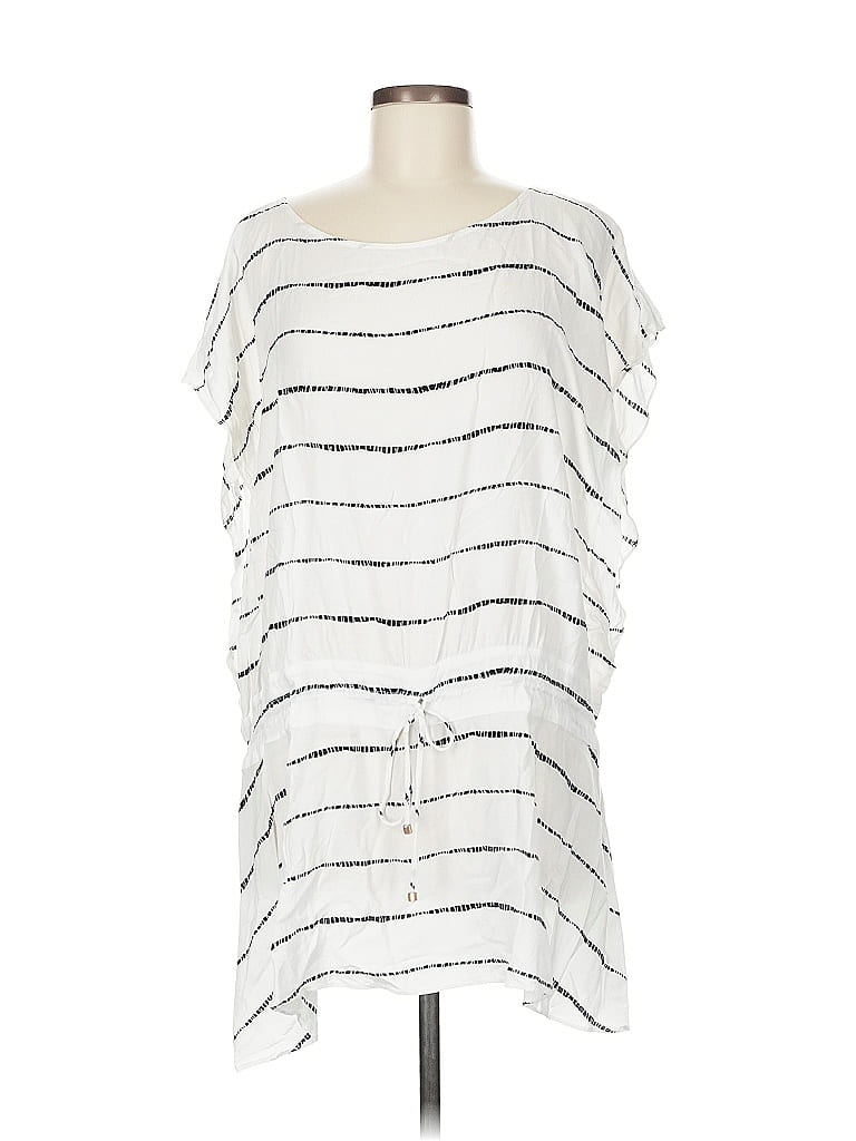 Pre-owned Vix By Paula Hermanny Casual Dress In White