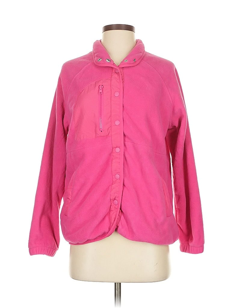 Pre-owned Unbranded Fleece Jacket In Pink