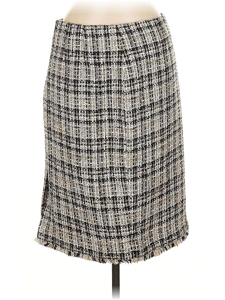 Pre-owned Calvin Klein Formal Skirt In White
