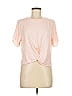 Fabletics 100% Cotton Pink Short Sleeve Top Size 7 - photo 1