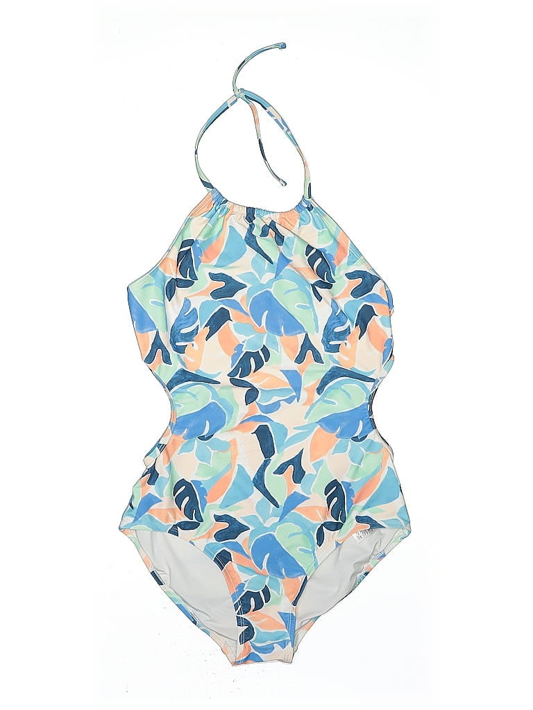 Pre-owned Old Navy Kids' One Piece Swimsuit In Blue