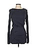 Cut25 100% Rayon Solid Black Cocktail Dress Size L - photo 1