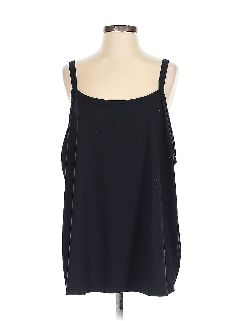 Pre-owned Lularoe Tank Top Black Strapless Neckline Tops