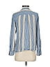 Joie Stripes Blue Long Sleeve Blouse Size XS - photo 2