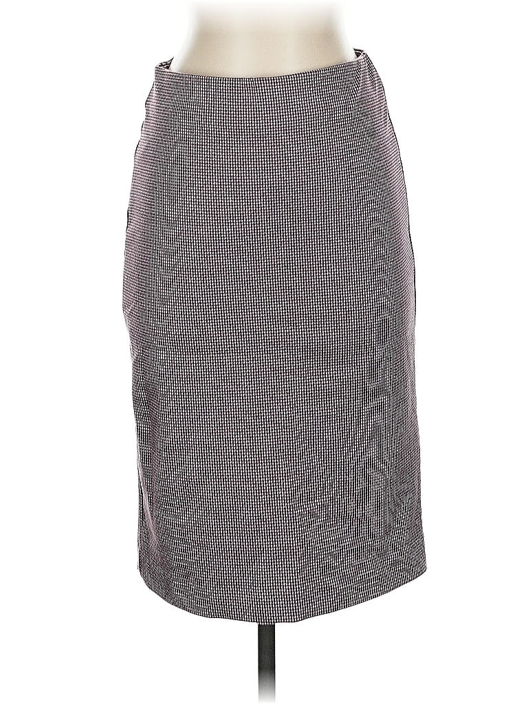 Pre-owned Ann Taylor Casual Skirt In Gray