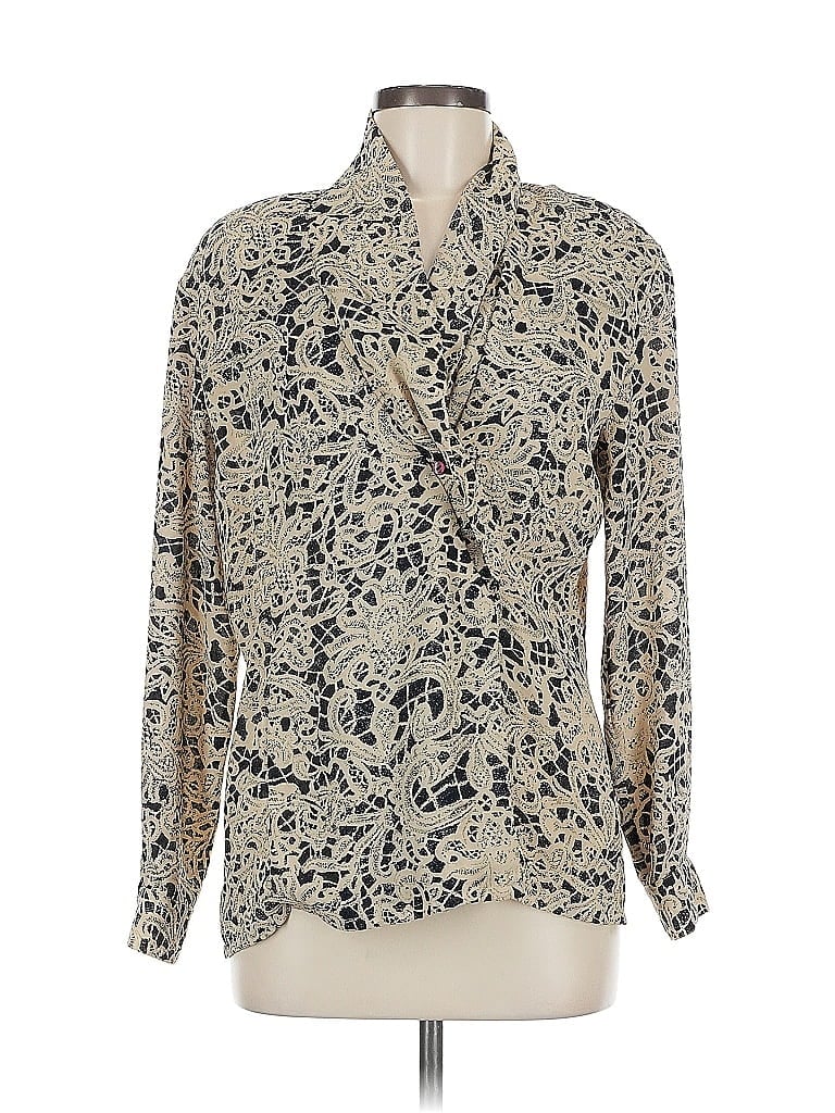 Click to view more detailed imagery on our partner's website Pre-owned Rafaella Long Sleeve Blouse In White