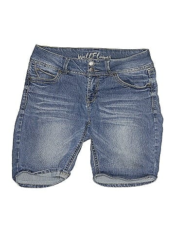 Wallflower Denim Shorts (view 1)