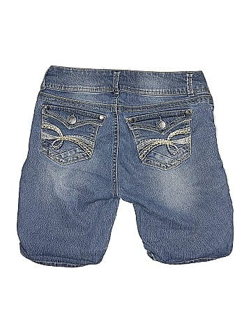 Wallflower Denim Shorts (view 2)