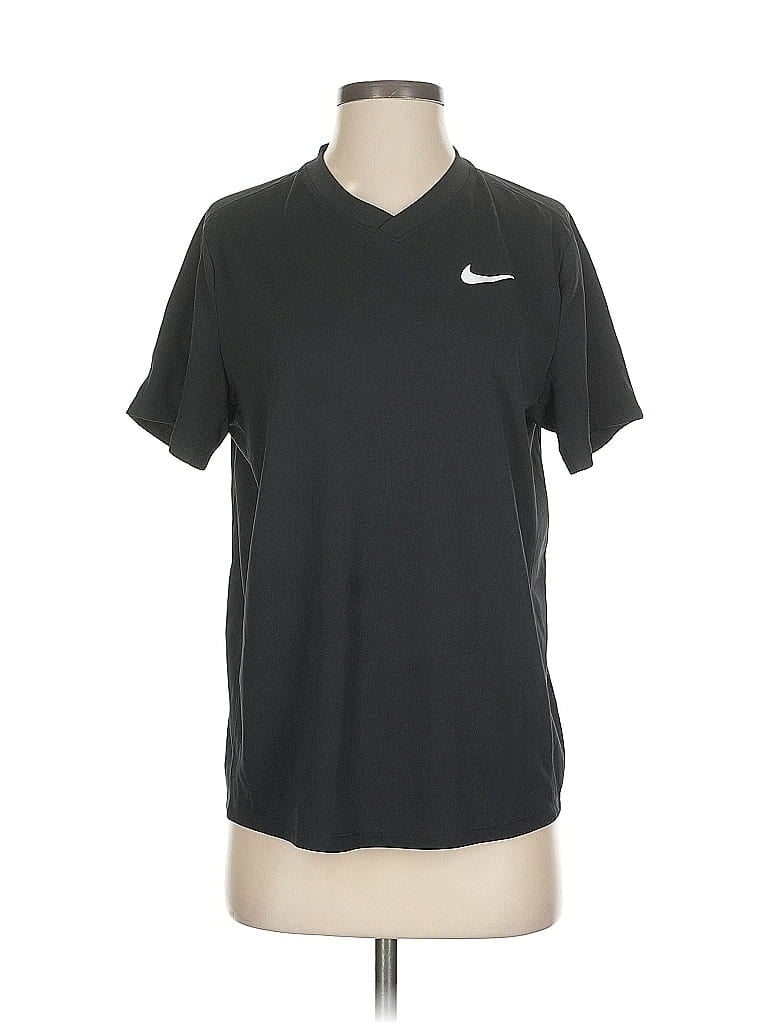 Pre-owned Nike Active T-shirt In Black
