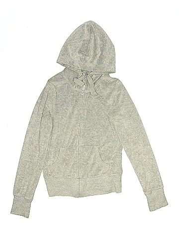 Pink Rose Zip Up Hoodie (view 1)