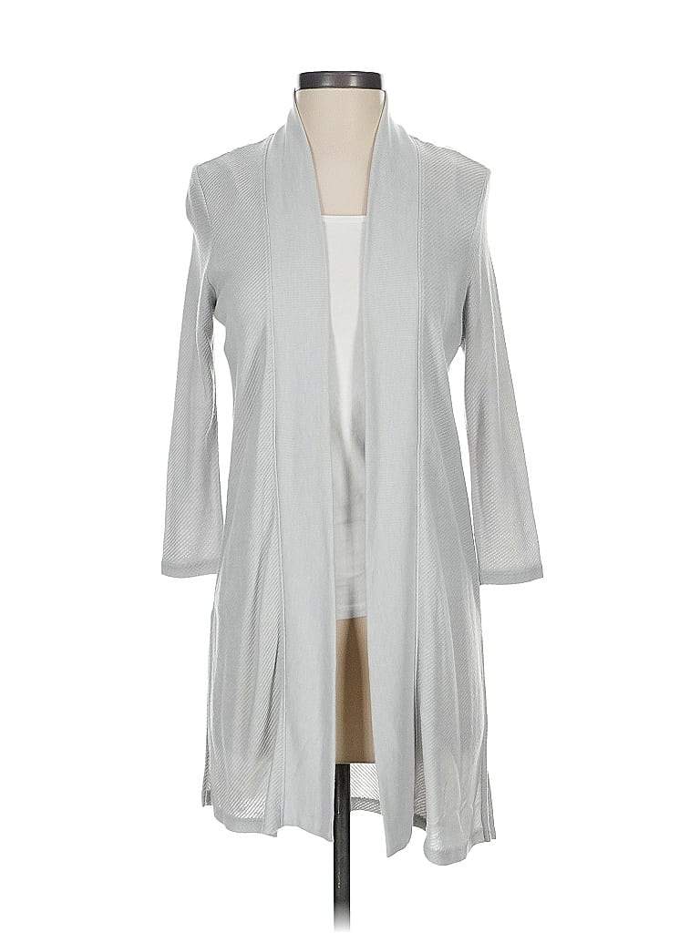 Pre-owned Lilla P Kimono In Gray