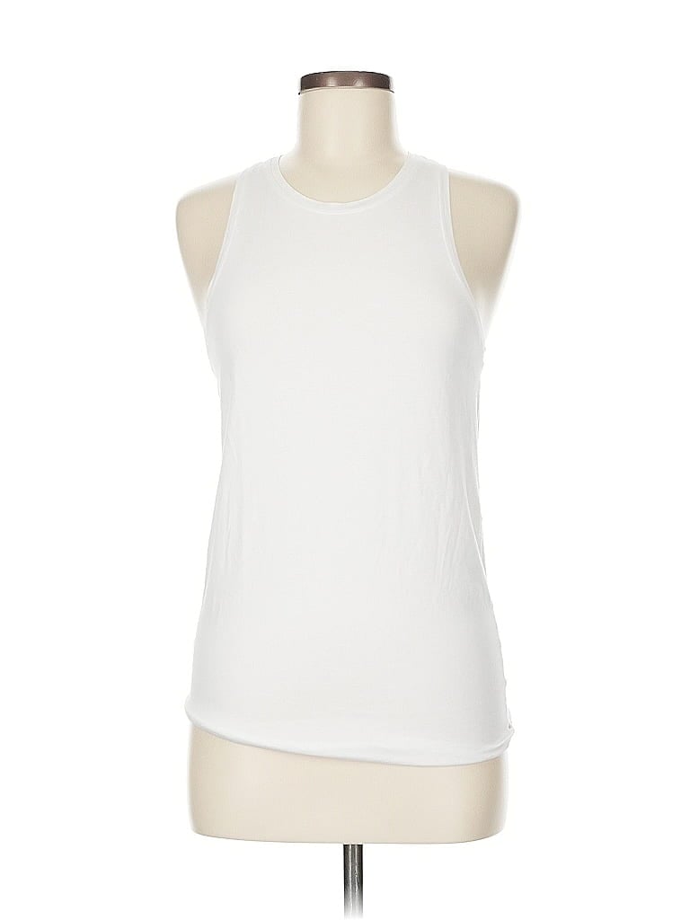 Pre-owned Lululemon Athletica Sleeveless T-shirt In White