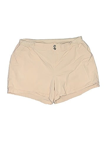 Lane Bryant Outlet Khaki Shorts (view 1)