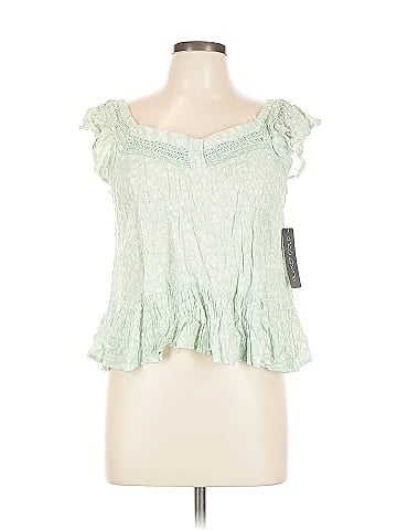 Planet Gold Sleeveless Blouse (view 1)