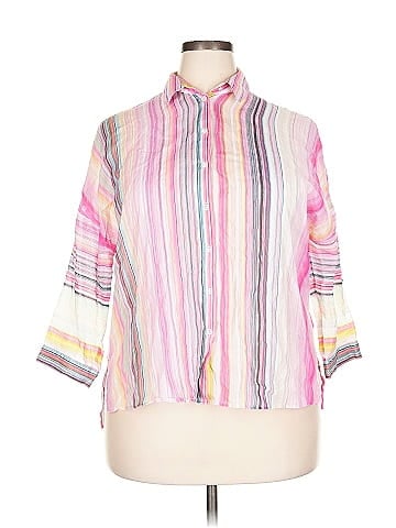 Basler 3/4 Sleeve Button-Down Shirt (view 1)