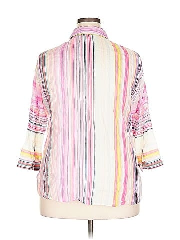Basler 3/4 Sleeve Button-Down Shirt (view 2)