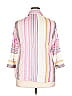 Basler Stripes Pink 3/4 Sleeve Button-Down Shirt Size XXL (estimated) - photo 2