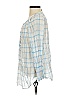 Joie Checkered-gingham Plaid Blue 3/4 Sleeve Blouse Size XXS - photo 5