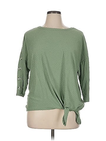 New York Laundry 3/4 Sleeve Top (view 1)