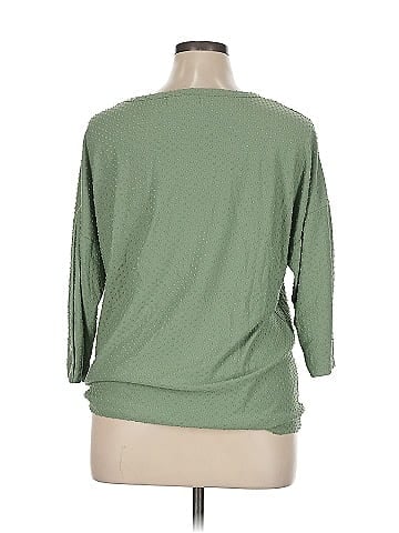 New York Laundry 3/4 Sleeve Top (view 2)