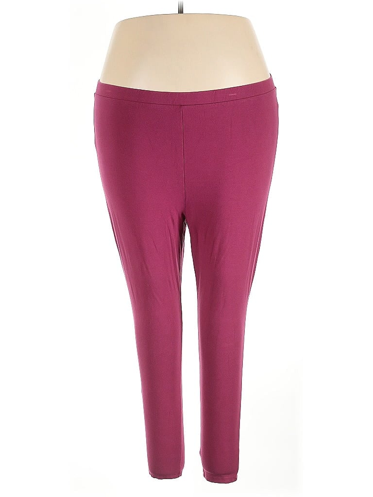 TORRID Pre-owned Active Pants In Burgundy