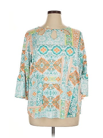 Ruby Rd. 3/4 Sleeve Blouse (view 1)