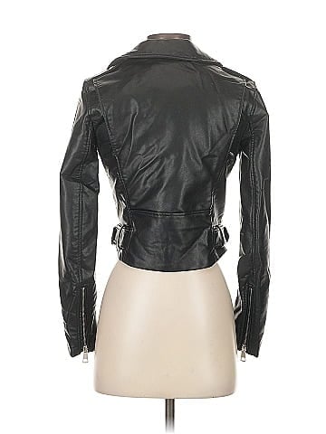 Zara Faux Leather Jacket (view 2)