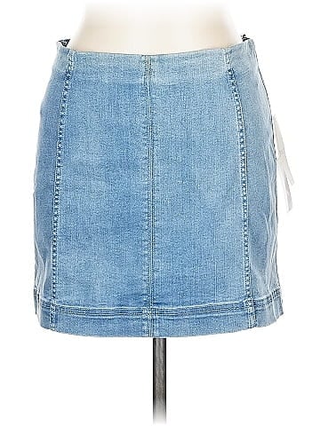 Jolt Denim Skirt (view 1)