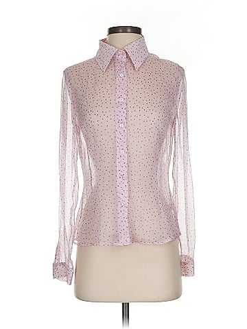 Calypso St. Barth Long Sleeve Silk Top (view 1)