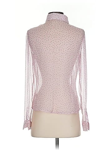 Calypso St. Barth Long Sleeve Silk Top (view 2)