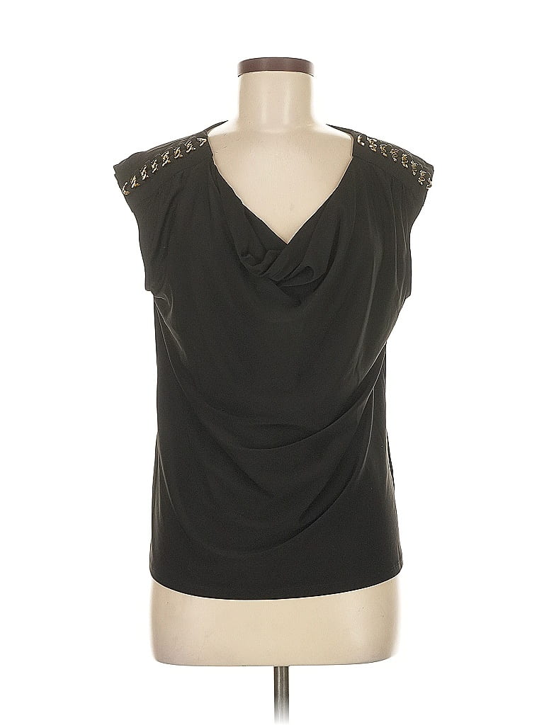 Click to view more detailed imagery on our partner's website Pre-owned Harper Sleeveless Blouse In Black