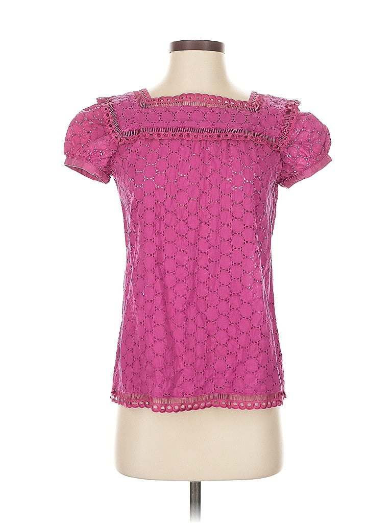 Pre-owned Marc By Marc Jacobs Short Sleeve Blouse In Pink