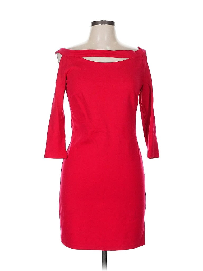 Pre-owned Boston Proper Cocktail Dress In Red